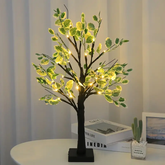 Verdant Glow - Berkenboom Geïnspireerde LED Lamp voor een Sfeervol Interieur